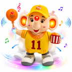 Dancing Elephant Toy with Music & Colorful LED Lights | Battery Operated Walking Duck for Kids & Toddlers