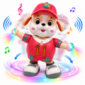 Dancing Dog Toy with Music & Colorful LED Lights | Battery Operated Walking Duck for Kids & Toddlers