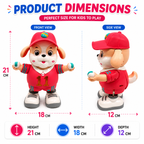 Dancing Dog Toy with Music & Colorful LED Lights | Battery Operated Walking Duck for Kids & Toddlers