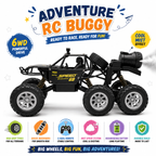 6WD RC Off-Road Rock Crawler with Mist Spray, Remote Control, Rechargeable Battery & USB Charging – Rugged All-Terrain Toy Car for Kids