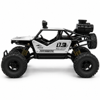 1:12 Scale RC Rock Crawler 4x4 Off-Road Car with Shock Absorbers, LED Lights & Smoke Effect, Type-C Rechargeable