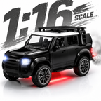RC Spray SUV Car with Real Mist Effect, App & Remote Control, USB Type-C Rechargeable, LED Lights, Openable Doors & Roof Rack Toy for Kids