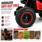 1:18 Scale RC Rock Crawler Car with 4-Wheel Suspension, Oversized Tires & Off-Road Control