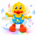 Dancing duck Toy with Music & Colorful LED Lights | Battery Operated Walking Duck for Kids & Toddlers