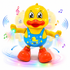 Dancing duck Toy with Music & Colorful LED Lights | Battery Operated Walking Duck for Kids & Toddlers