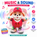 Dancing Dog Toy with Music & Colorful LED Lights | Battery Operated Walking Duck for Kids & Toddlers
