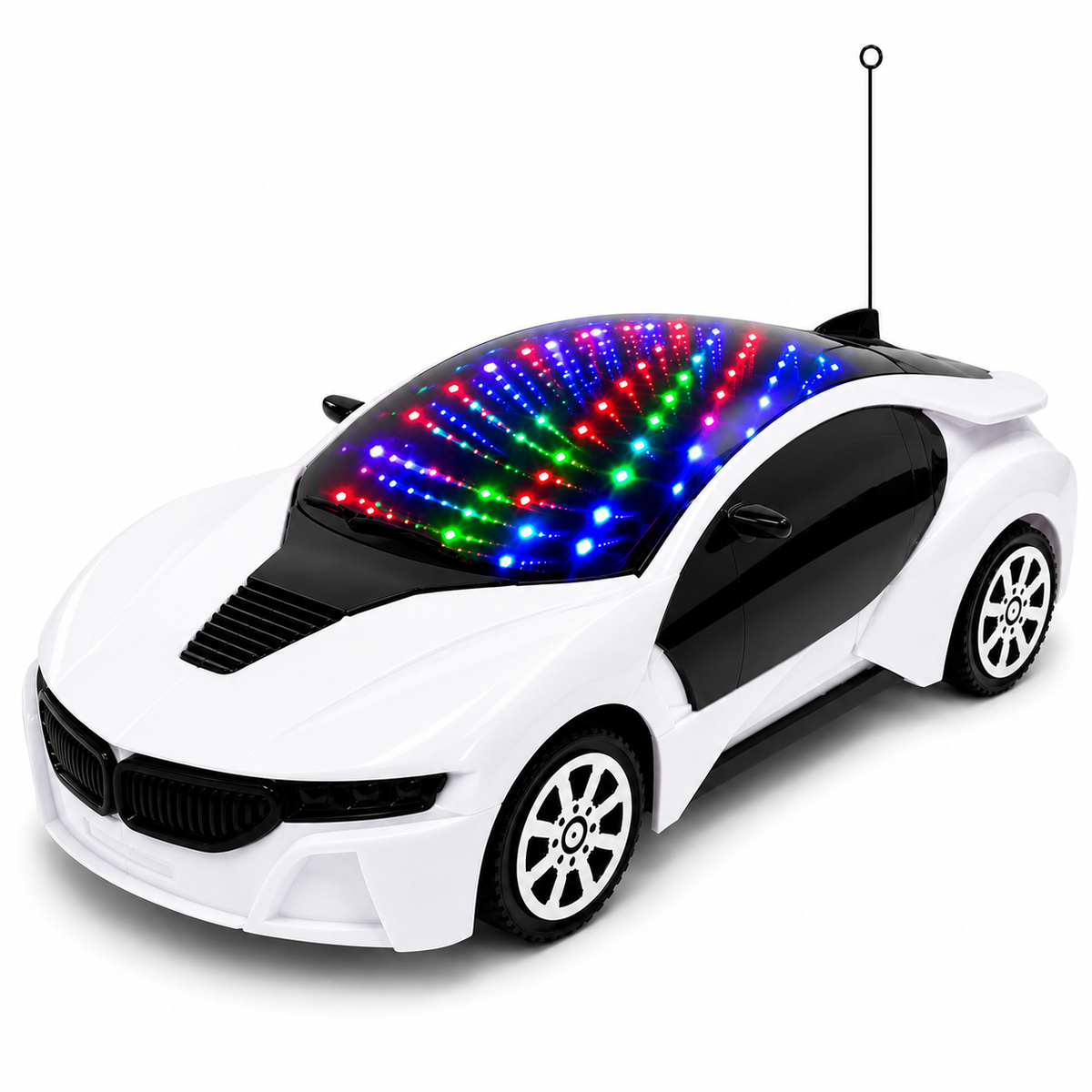 RC Racing Car Toy with 3D Lighting Feature | 3D Lights Famous Remote Control Car Toy for Kids