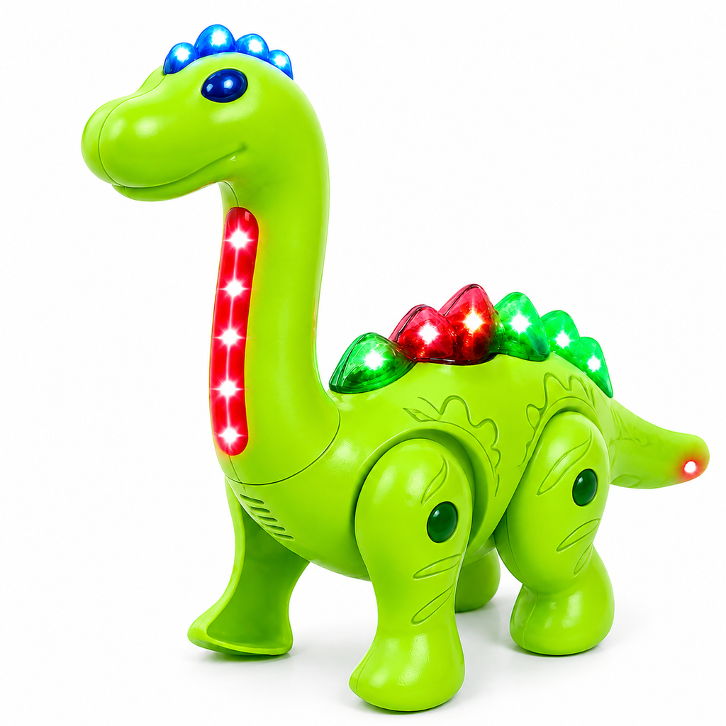 Musical Walking Dinosaur Toy for Kids – Battery Operated Electric Dinosaur with Lights| Sound & Movement