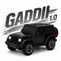 RC Thar ( Gaddii 1.0 Standard Version ) Toy Car with LED Headlights & USB Charging | , Forward & Backward, Ages 4+ Years, Rechargeable Battery, Full Function Remote