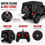 RC Thar Gaddii 2.0 ( Smoke Version ) Toy Car with LED Headlights & USB Charging | , Forward & Backward, Ages 4+ Years, Rechargeable Battery, Full Function Remote