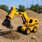 6 Function RC Excavator – Fully Functional Construction Toy with Type-C Charging