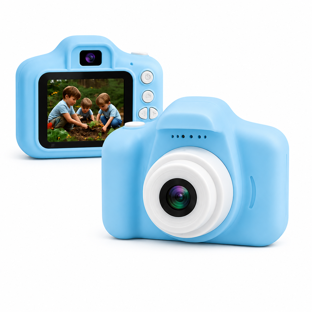 Kids Digital Camera Toy 3.0MP 1080P Video Camera with 2-Inch Screen & 32GB Capacity USB Rechargeable with Games,Filters,Time-Lapse Educational Birthday Gift for Boys & Girls Age 3–12