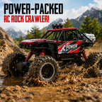 RC Rock Crawler Car 1:18 Remote Control Off Road Monster Truck with Metal Body, Shock Suspension & Big Tires for Kids 6+RC Rock Crawler Car 1:18 Remote Control Off Road Monster Truck with Metal Body, Shock Suspension, Mist Smoke & Big Tires for Kids 6+