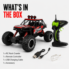 RC Rock Crawler Car 1:18 Remote Control Off Road Monster Truck with Metal Body, Shock Suspension & Big Tires for Kids 6+RC Rock Crawler Car 1:18 Remote Control Off Road Monster Truck with Metal Body, Shock Suspension, Mist Smoke & Big Tires for Kids 6+