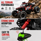 RC Rock Crawler Car 1:18 Remote Control Off Road Monster Truck with Metal Body, Shock Suspension & Big Tires for Kids 6+RC Rock Crawler Car 1:18 Remote Control Off Road Monster Truck with Metal Body, Shock Suspension, Mist Smoke & Big Tires for Kids 6+
