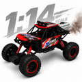 RC Rock Crawler Car 1:18 Remote Control Off Road Monster Truck with Metal Body, Shock Suspension & Big Tires for Kids 6+RC Rock Crawler Car 1:18 Remote Control Off Road Monster Truck with Metal Body, Shock Suspension, Mist Smoke & Big Tires for Kids 6+