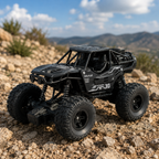 RC Monster Truck with Metal Body,  1:18 Scale model size , Shock Suspension & Big Tires for Kids 6+RC Rock Crawler Car 1:18 Remote Control Off Road Monster Truck with Metal Body, Shock Suspension, Mist Smoke & Big Tires