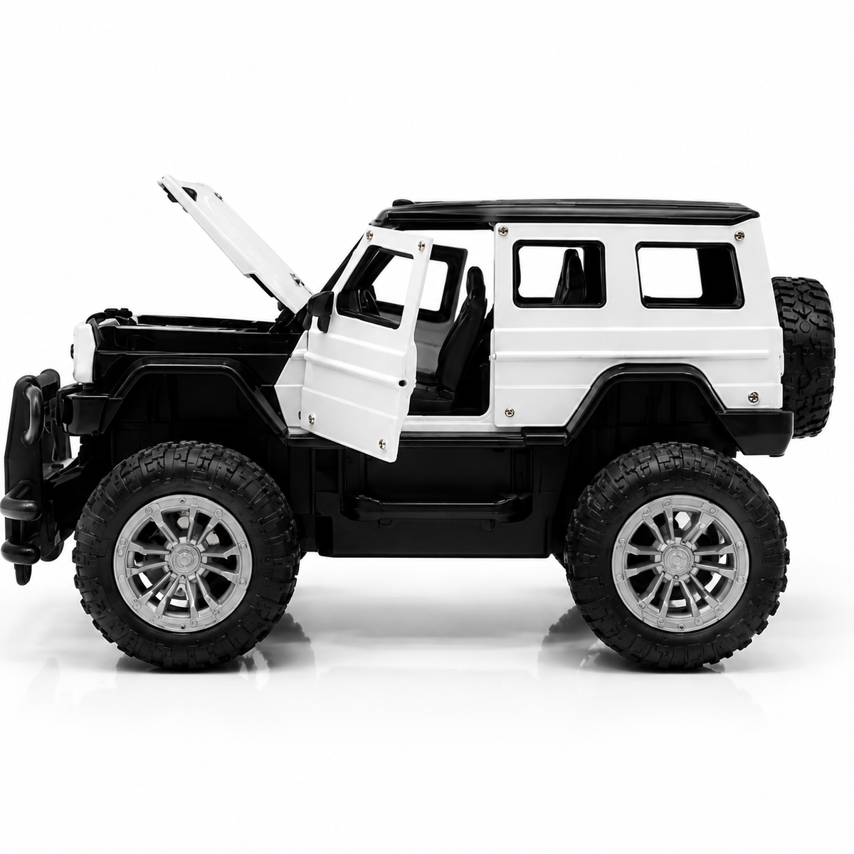 Rock Climbing Remote Control Tharr Car with Opening Doors & Hood Function, All Terrain Stunt Racing Car