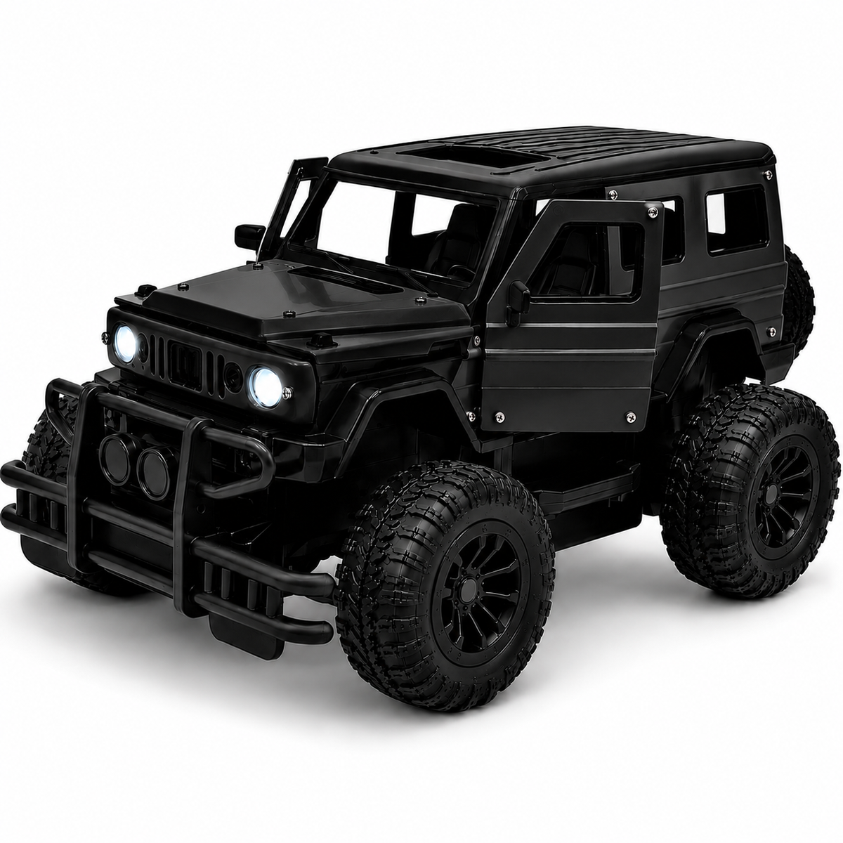 Rock Climbing Remote Control Tharr Car with Opening Doors & Hood Function, All Terrain Stunt Racing Car