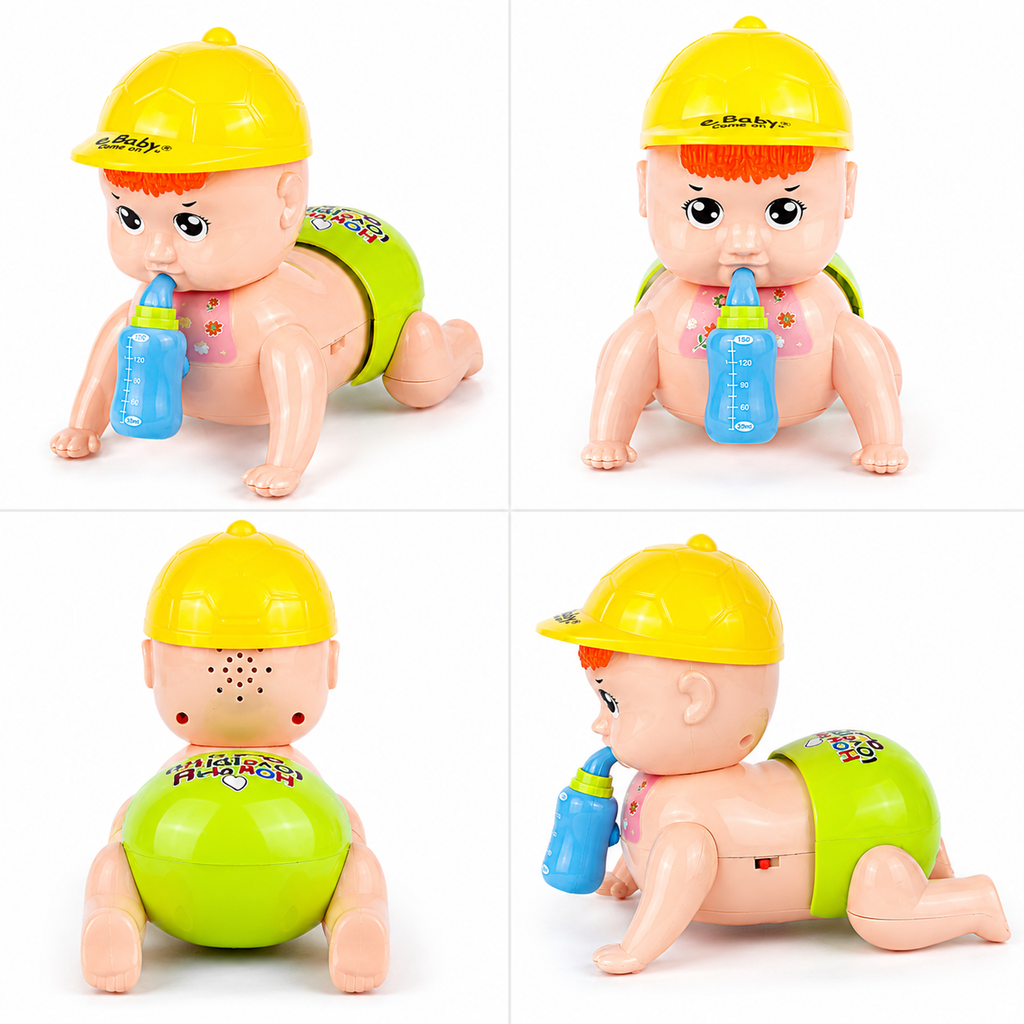 Musical Crawling Baby Toy for Babies Kids Infants - Dazzling Lights and Dynamic Sound