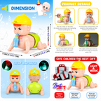 Musical Crawling Baby Toy for Babies Kids Infants - Dazzling Lights and Dynamic Sound