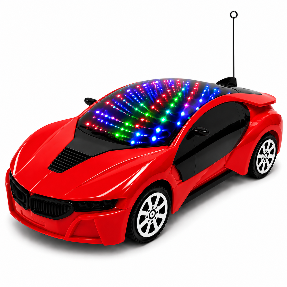RC Racing Car Toy with 3D Lighting Feature | 3D Lights Famous Remote Control Car Toy for Kids
