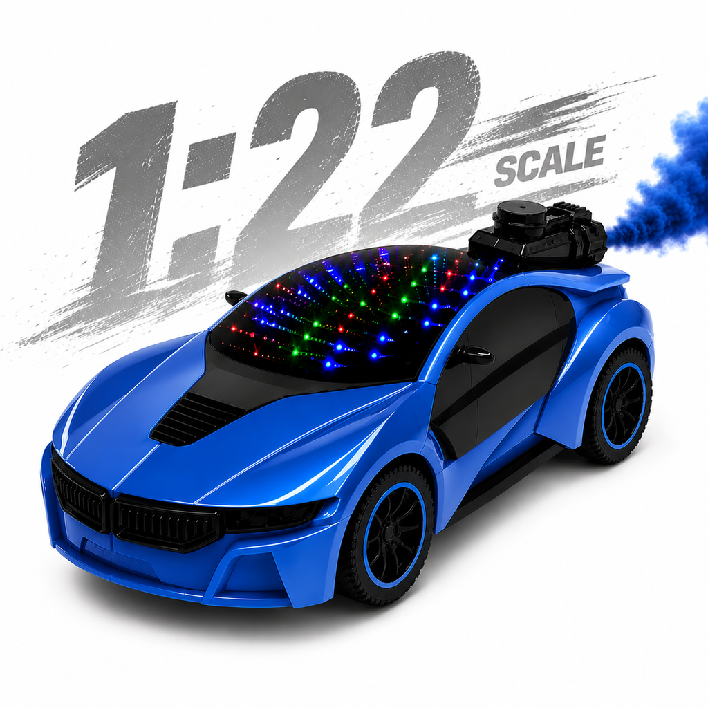 RC Racing Car Toy with 3D Lighting Feature | 3D Lights Famous Remote Control Car Toy for Kids