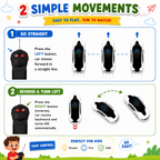 RC Racing Car Toy with 3D Lighting Feature | 3D Lights Famous Remote Control Car Toy for Kids