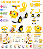 Ride-On Vehicle Baby/Kids Ride on Toys - Push Car for Children Suitable for Boys & Girls 1-3 Years