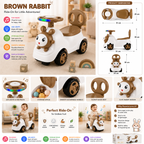 Ride-On Vehicle Baby/Kids Ride on Toys - Push Car for Children Suitable for Boys & Girls 1-3 Years