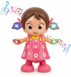 Dancing Musical Doll Toy for Kids – Walking, Singing & Flashing Lights with Bump & Go Action | Fun Interactive Gift for Boys & Girls