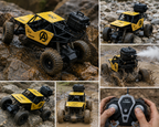 1:18 Scale RC Rock Crawler Car with 4-Wheel Suspension, Oversized Tires & Off-Road Control