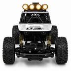 1:12 Scale RC Rock Crawler 4x4 Off-Road Car with Shock Absorbers, LED Lights & Smoke Effect, Type-C Rechargeable