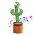 Mimicry Toy Cactus with Lights and Music - Repeat and Record Whatever You say, Wiggles with Music - Interactive Rechargeable