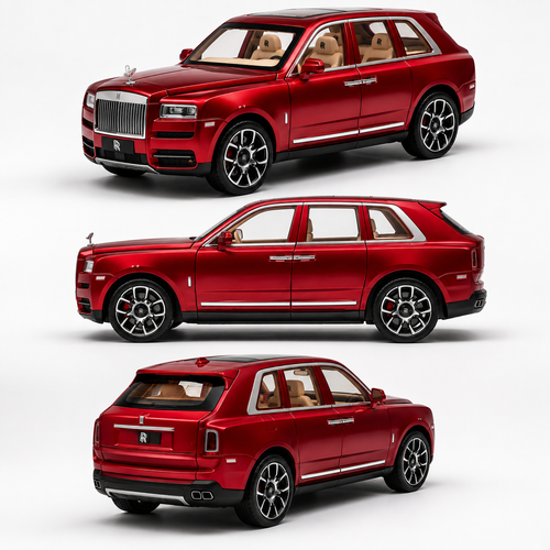 1:18 Premium Die-Cast Luxury SUV Model Car – Openable Doors, Hood & Boot with Sliding Seats